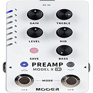 Mooer Model X2 Dual-Channel Digital effectpedaal
