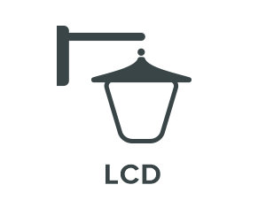 LCD Buitenwandlamp