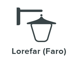 Lorefar (Faro) Buitenwandlamp
